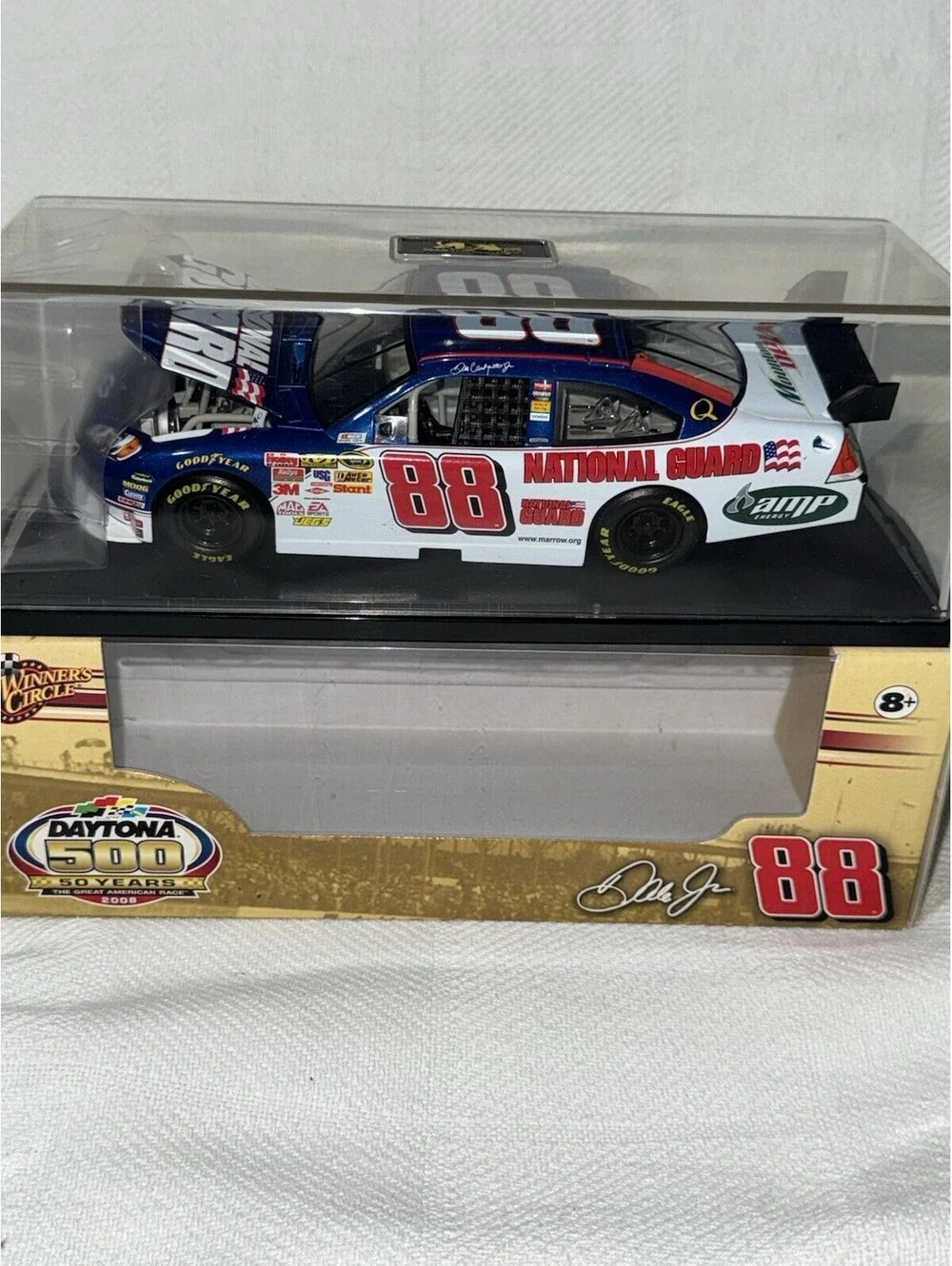 🔥🔥🔥 1:24 Earnhardt Jr 88 Daytona 500 50 Years  2008 Open Hood In Case